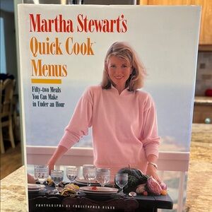Martha Stewart's Quick Cook Menus Book